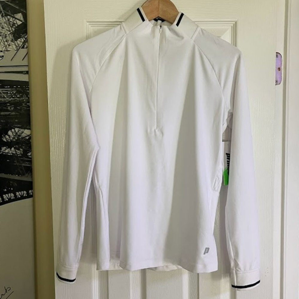 Prince Women's Fashion 1/4 Zip Tennis Jacket